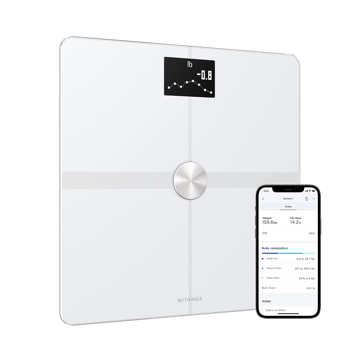 Withings Body+ Wi-Fi Smart Body Composition Scale
