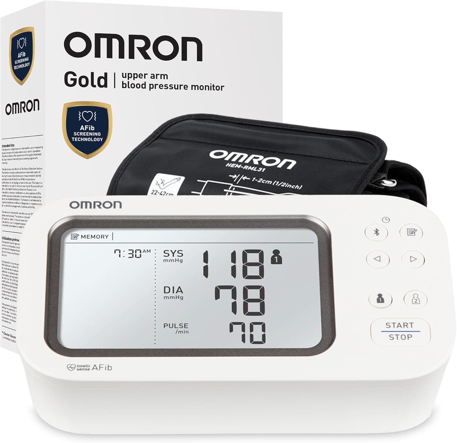 Omron Gold Upper Arm Blood Pressure Monitor (BP5350)