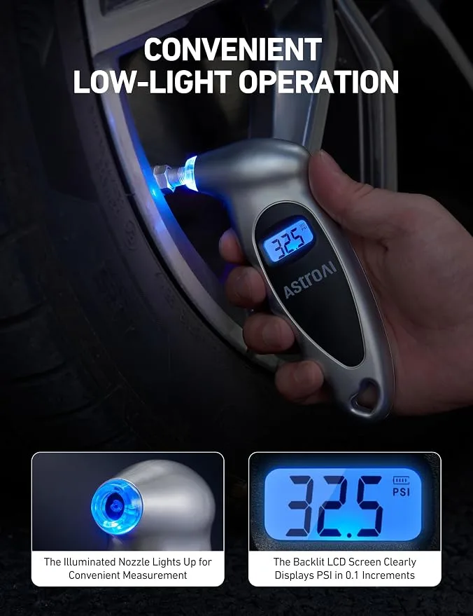 AstroAI Digital Tire Pressure Gauge 150 PSI