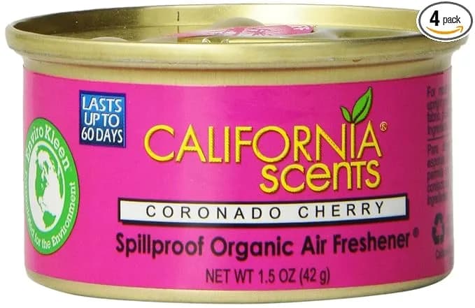 California Scents Coronado Cherry Car Air Freshener 4-Pack