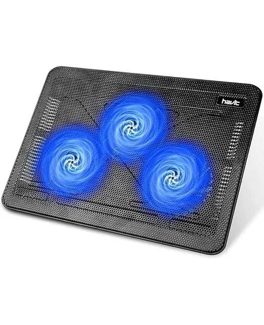 Havit RGB Dual 110mm Fan Ergonomic Laptop Cooling Pad