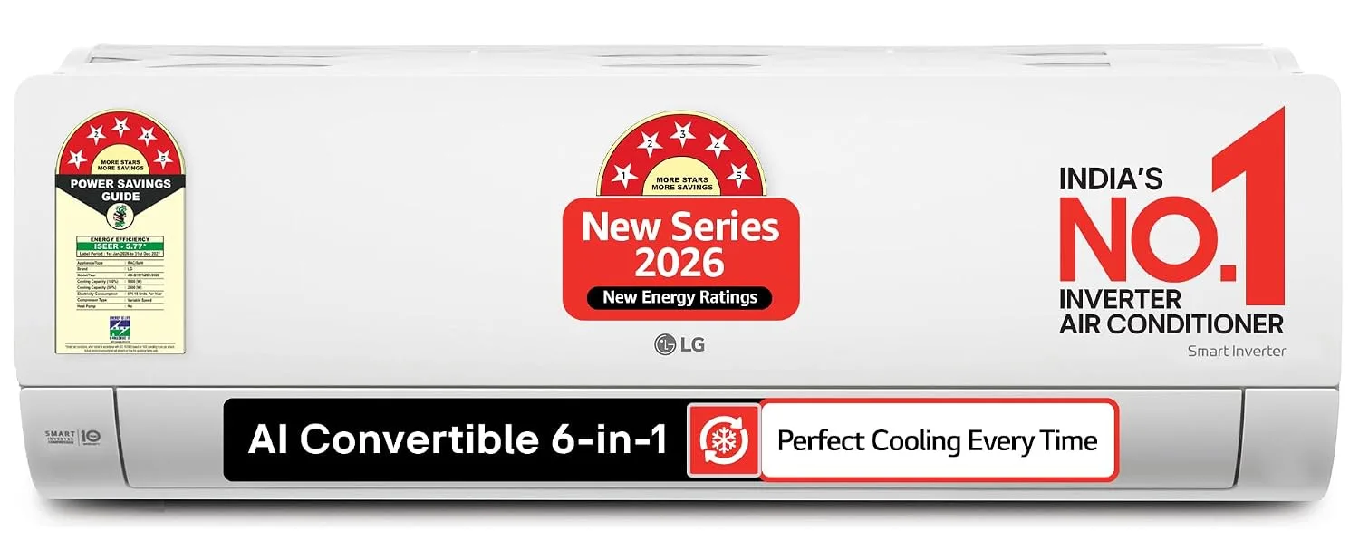 LG 1.5 Ton 5 Star AI DUAL Inverter Split AC (PS-Q19YNZE)