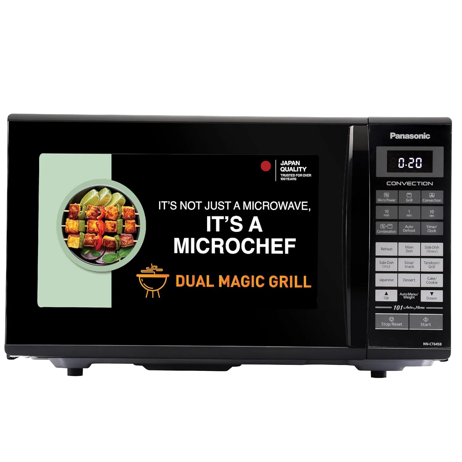 Panasonic 27L Convection Microwave Oven (NN-CT645BFDG)